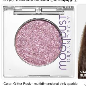 Urban decay moon dust in glitter rock